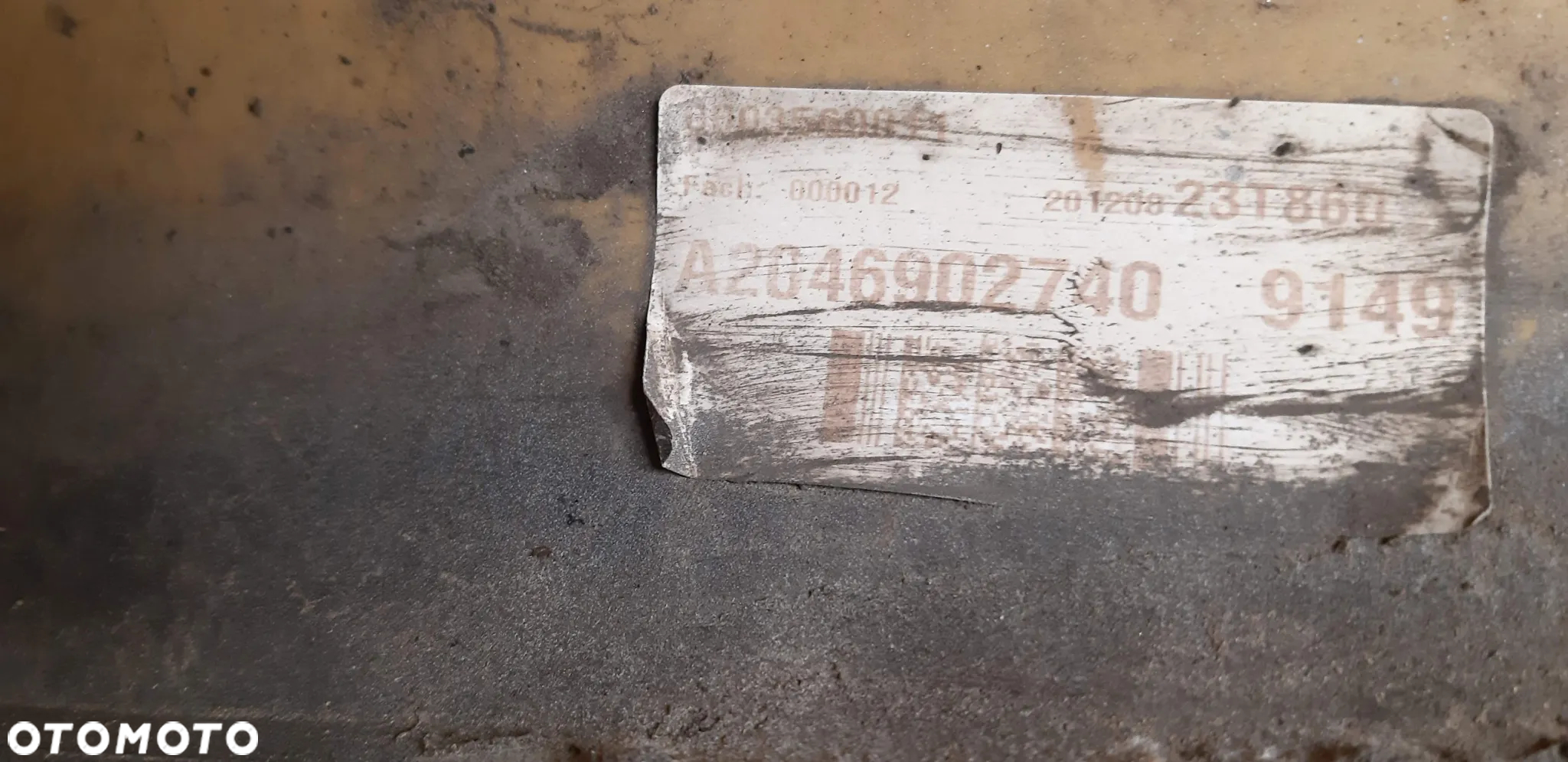 Listwa progowa próg lewy A2046902740 Mercedes W204 C63 AMG - 7