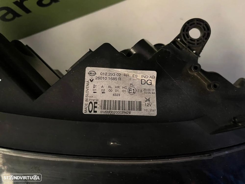 RENAULT SCENIC IV 4 FAROL DIREITO - FF753 - 6