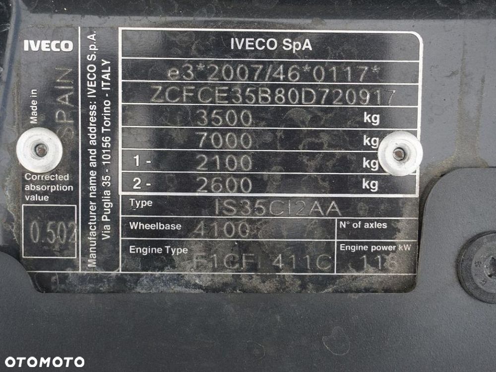 Iveco DAILY 35C16 - 15