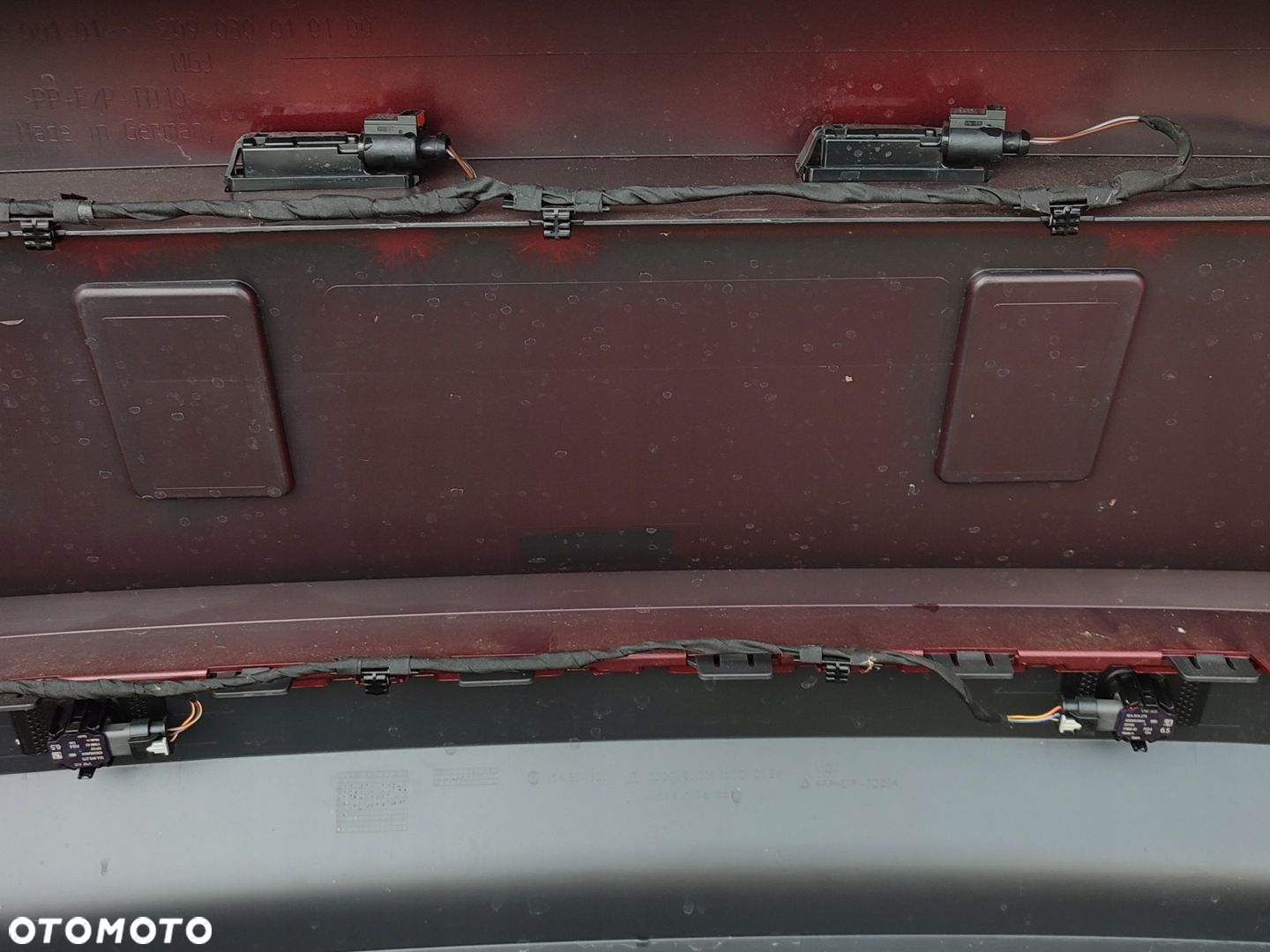 Zderzak tylny kompletny 6 PDC Czerwony VW ID3 ID.3 2019- 10A BDB - 7