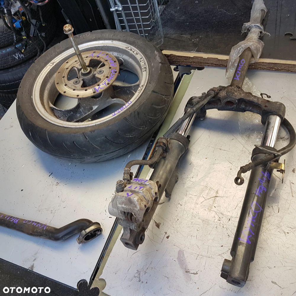 amortyzator amor laga przód zacisk przewód hamulcowy Kymco Agility 07r koło12 - 25