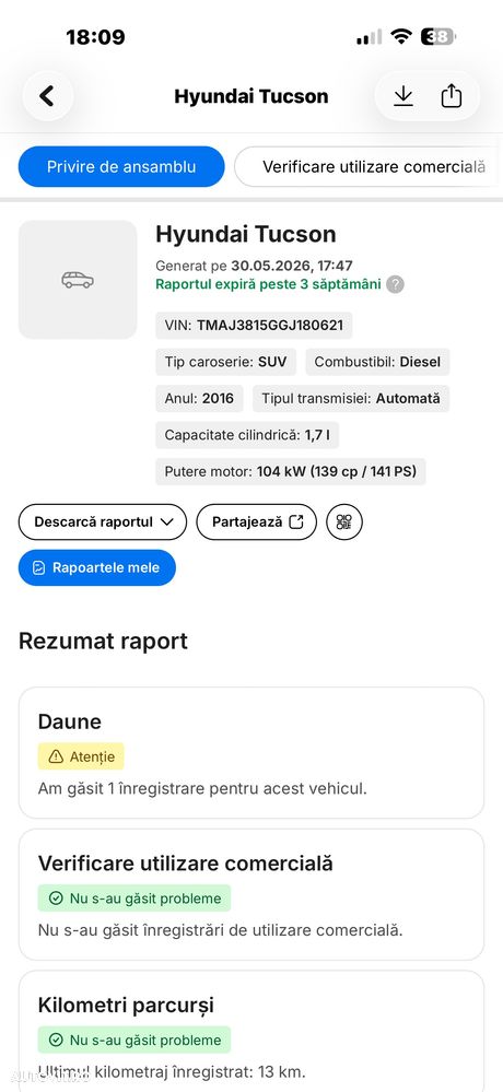 Hyundai Tucson blue 1.7 CRDi 2WD DCT Premium - 35