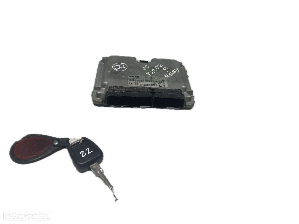 Conjunto Centralina De Ignição (Imobilizador) Opel Astra G Caixa (F70) - 1