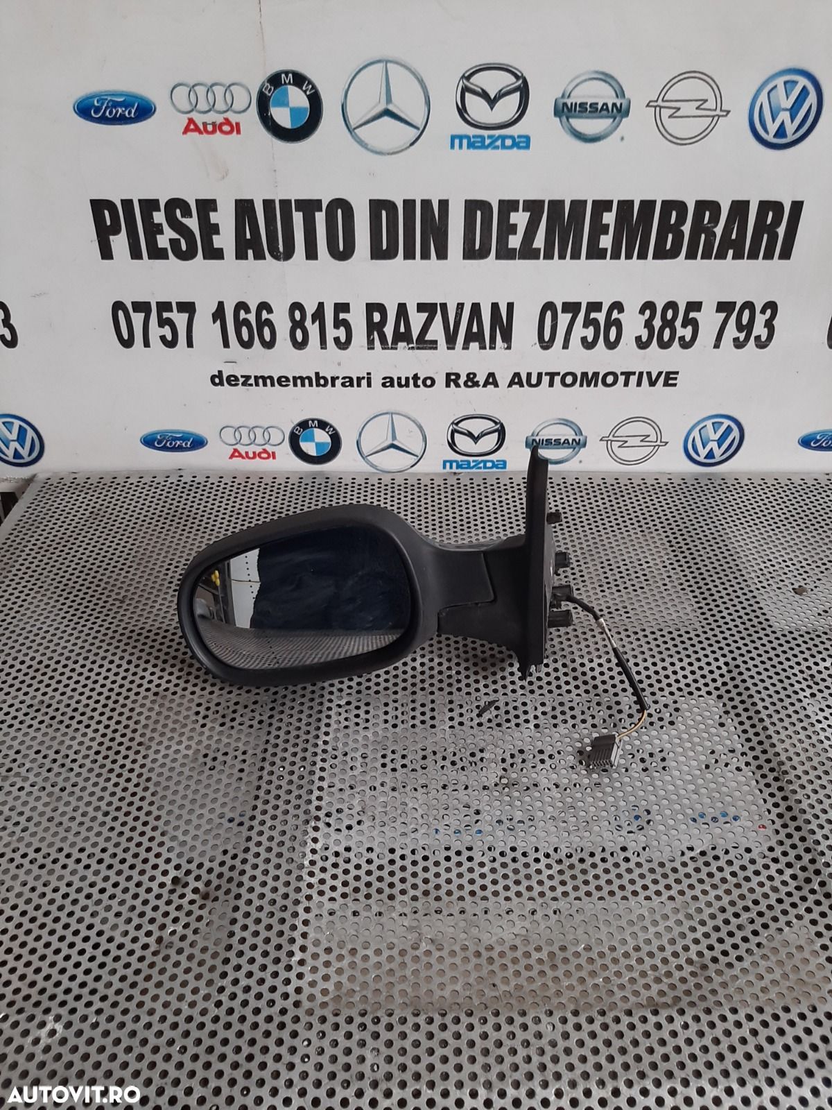 Oglinda Stanga Electrica Nissan Micra Model 2003-2004-2005-2006-2007-2008-2009 Vanduta De Firma Cu - 1