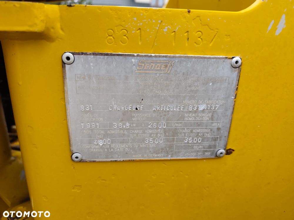 Schaeff SKL831/Zeppelin/Łyżka Szczęka Paleciak/6800mth/ - 12