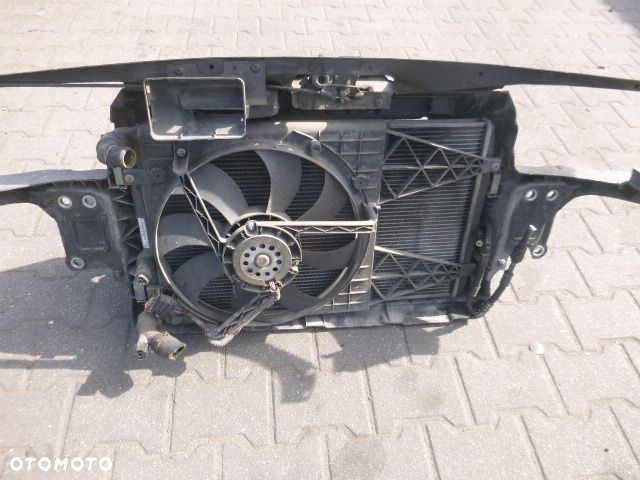 PAS PRZEDNI WZMOCNIENIE CZOŁOWE CHŁODNICA WENTYLATOR KOMPLETNY SKODA FABIA I 1.4 TDI 99-08 KLIMATYZACJA - 7