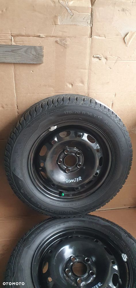 Felgi stalowe z oponami 5J ET35 175/70 R14 5X100 Skoda Roomster 6Q0601027R - 6