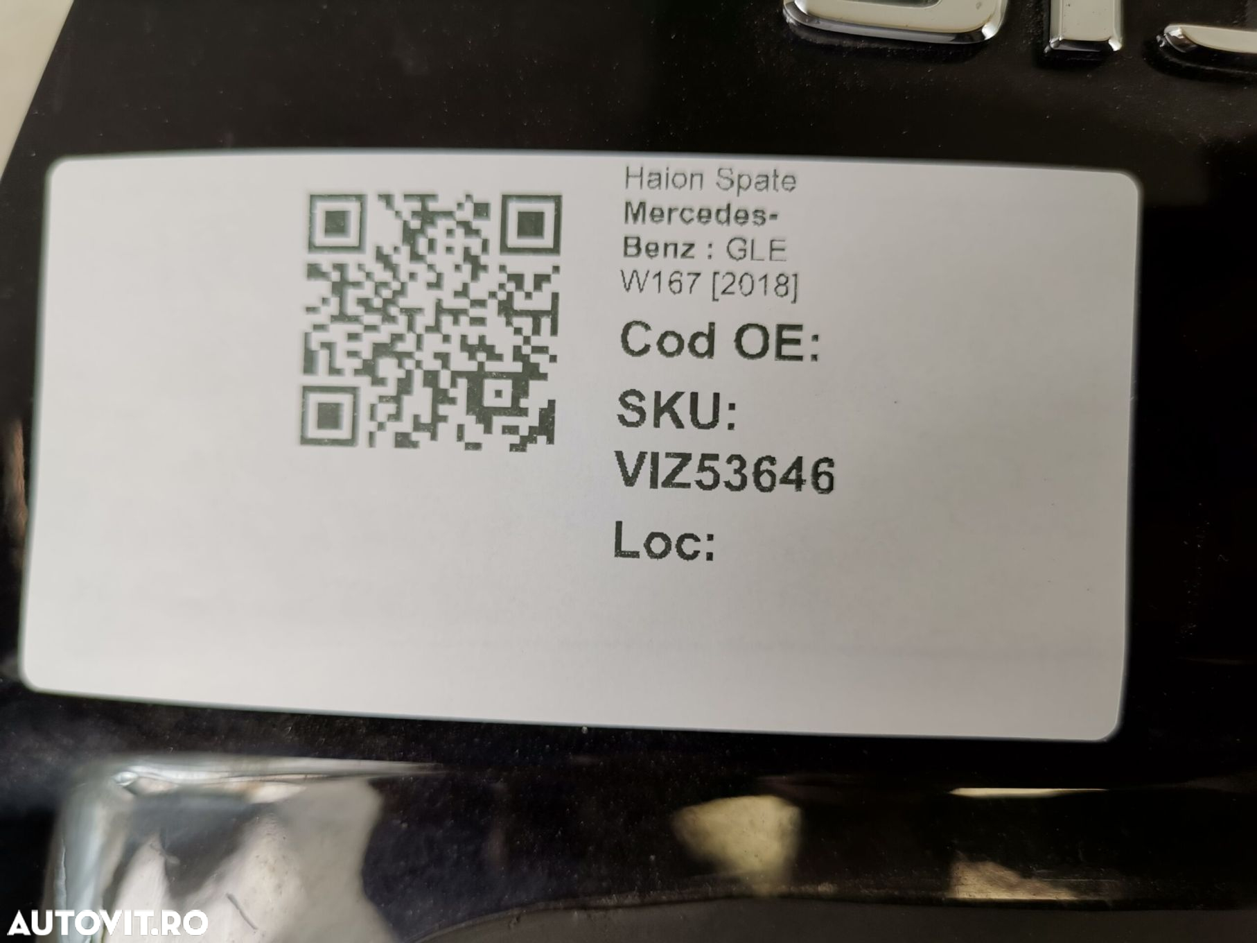 Haion Spate Mercedes-Benz  GLE W167 [2018] Originala In Stare Buna - 7