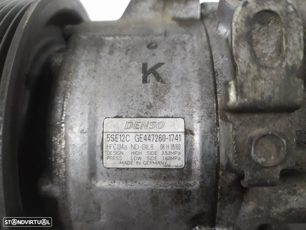 COMPRESSOR AR CONDICIONADO TOYOTA COROLLA VERSO 2006 -4472601741 - 5