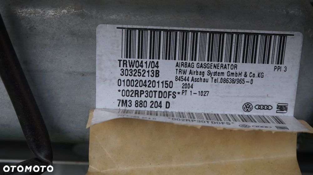 Seat Alhambra Vw Sharan Ford Galaxy MK1 LIFT poduszka pasazera 7M3880204D - 4