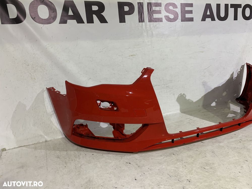 Bara fata Audi A3, Hatchback, 2013, 2014, 2015, 2016, cod origine OE 8V3807437, cu gauri pentru spalatori faruri. - 3