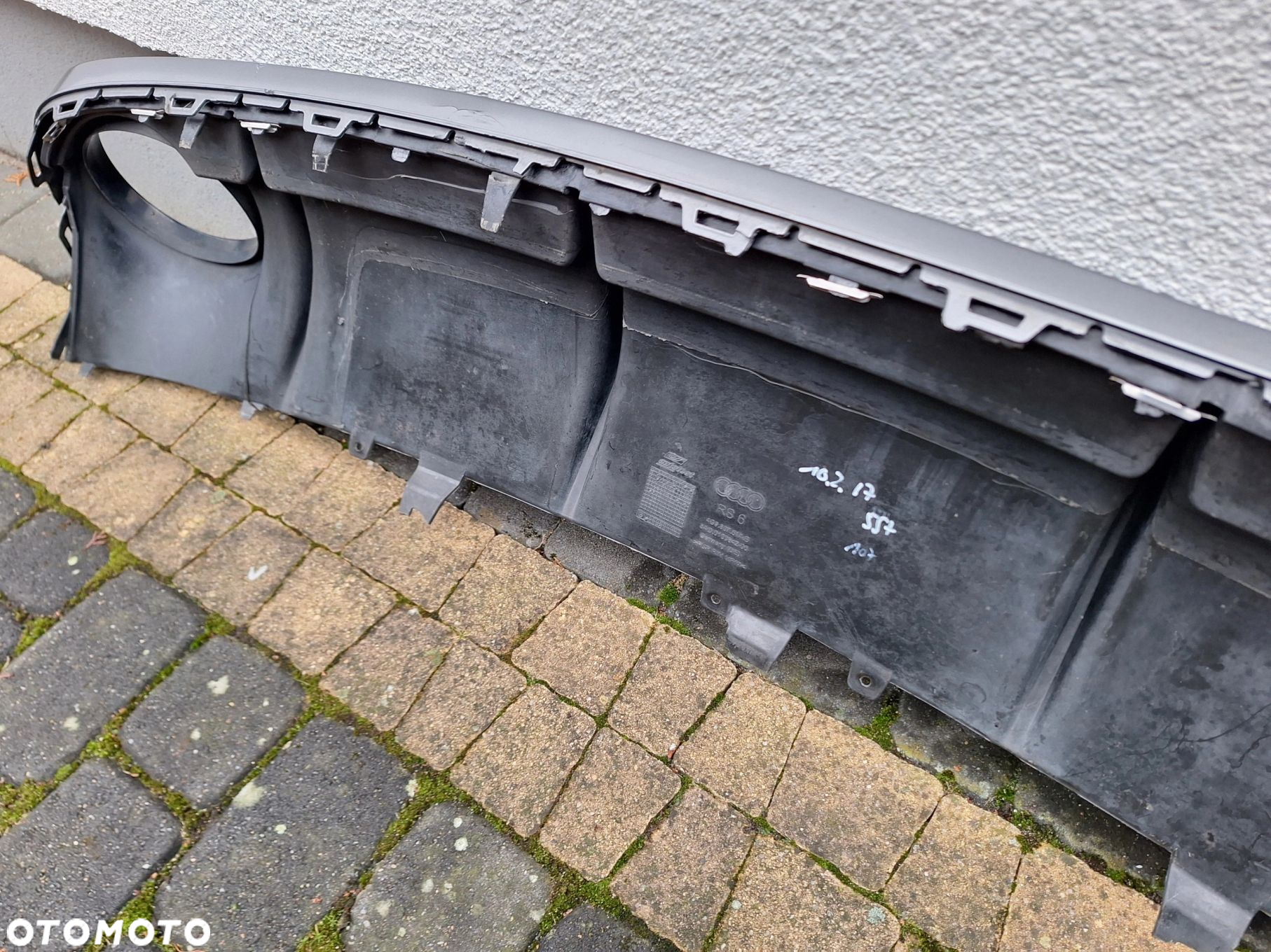 AUDI C7 RS6 4G9807514B SPOJLER DYFUZOR DOKŁADKA ZDERZAK TYŁ WYSYŁKA 24H - 10