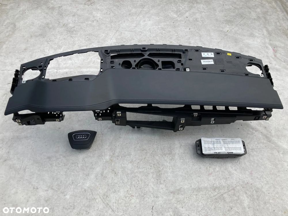 AUDI A6 S6 RS6 C8 A7 S7 RS7 4K DESKA KONSOLA KOKPIT PULPIT PÓŁKA PARAPET PODUSZKI POWIETRZNE AIRBAG KURTYNY KURTYNA PASY PAS BEZPIECZEŃSTWA Oryginał SKÓRA Okazja - 3