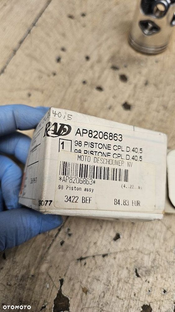 Tłok sworzeń pierścienie Aprilia Area 51  AP8206863 - 9