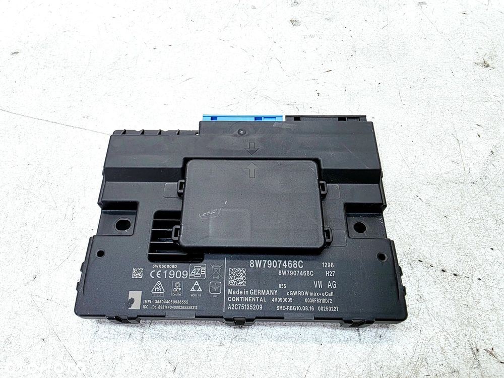 MODUŁ STEROWNIK GATEWAY AUDI A4 B9 A5 Q5 FY Q7 4M 8W7907468C - 2