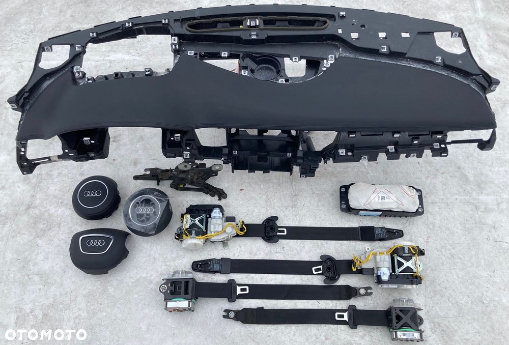 AUDI A8 D4 4H DESKA KONSOLA KOKPIT PULPIT PÓŁKA PARAPET PODUSZKI POWIETRZNE AIRBAG PASY PAS KURTYNA FOTELA PODUSZKA FOTELOWA W FOTEL naprawa REGENERACJA - 1