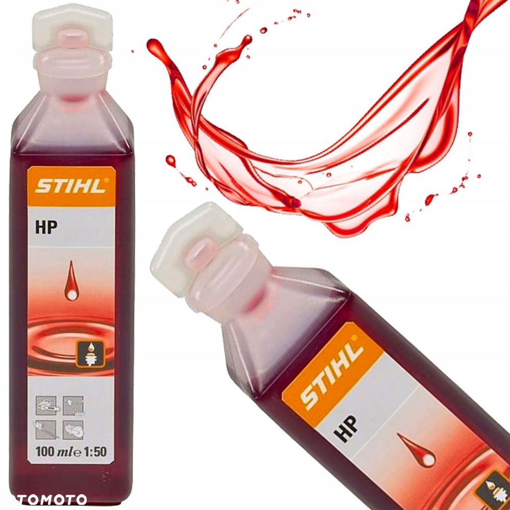 Olej do silników dwusuwowych Stihl HP 100 ml czerwony olej do mieszanki - 6