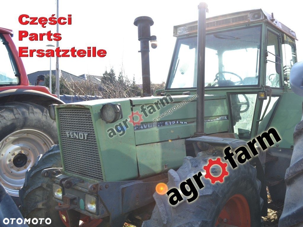 Fendt 612 silnik, części skrzynia biegów, zwolnica - 1
