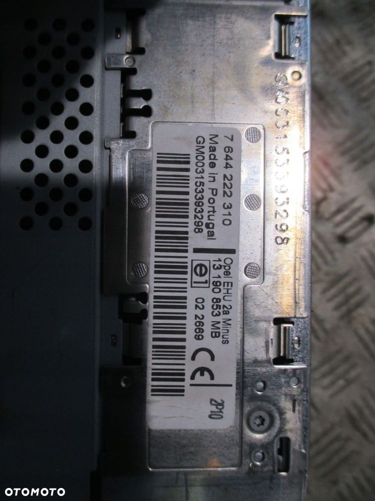 OPEL VECTRA C RADIO CD30 7644222310 13190853MB - 4