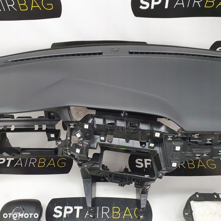 OPEL CORSA F DESKA ROZDZIELCZA KONSOLA KOKPIT PULPIT PODUSZKI AIRBAG AIR BAG PASY KIT SET - 3
