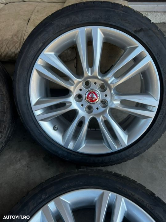 vand jante noi originale Jaguar pe 18” cu anvelope noi de vară - 5