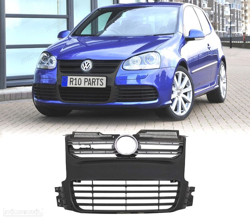 GRELHA VOLKSWAGEN VW GOLF 5 03-08 LOOK R32 NEGRO - 1