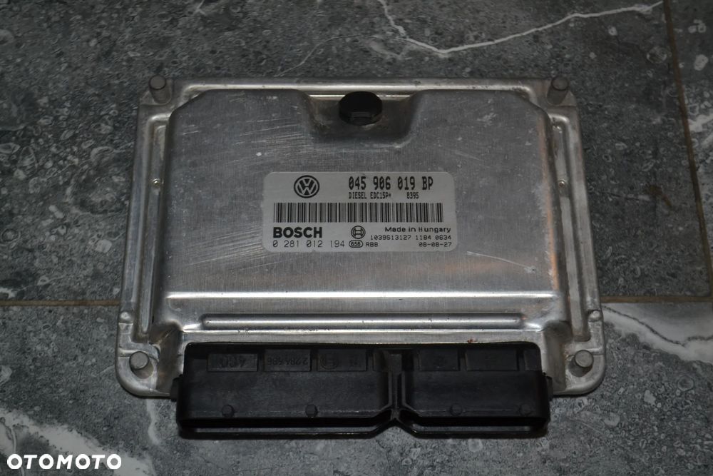 VW AUDI SEAT SKODA 1,4 TDI KOMPUTER STEROWNIK SILNIKA 045906019BP 0281012194 - 1