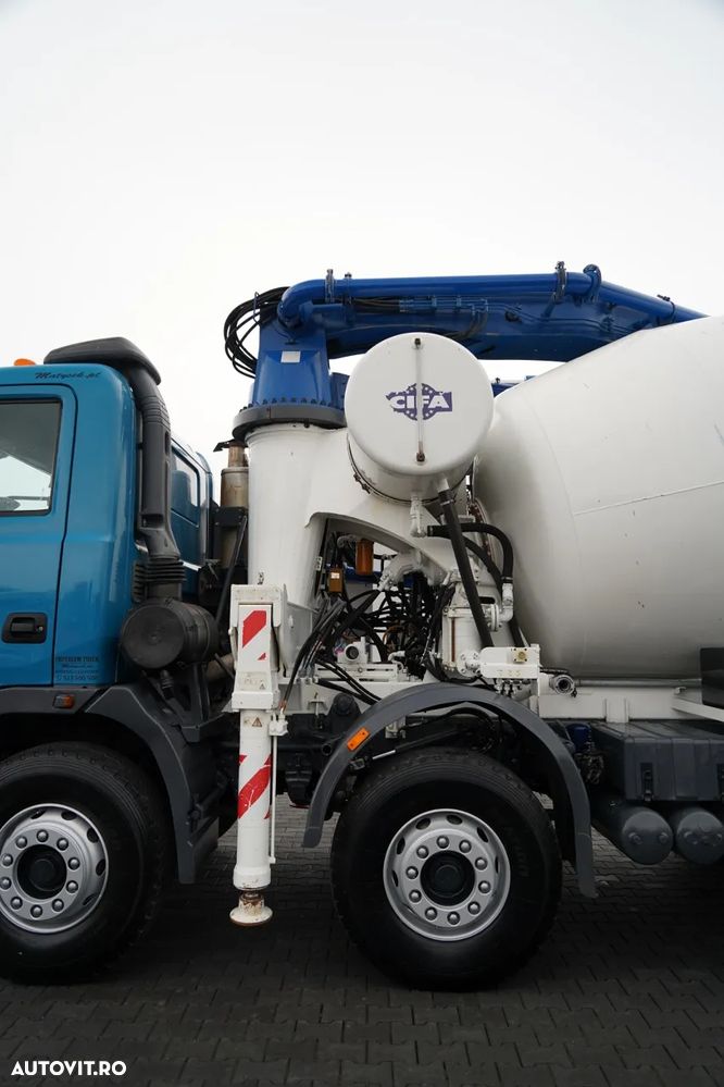 Astra VEICOLI 84 44 / POMPA BETONIERĂ / 8X4 / BETONIERĂ 9 M3 + POMPA CIFA MAGNUM MK 28.4 L / RADIOCOMANDĂ / TEST UDT NOU - 17