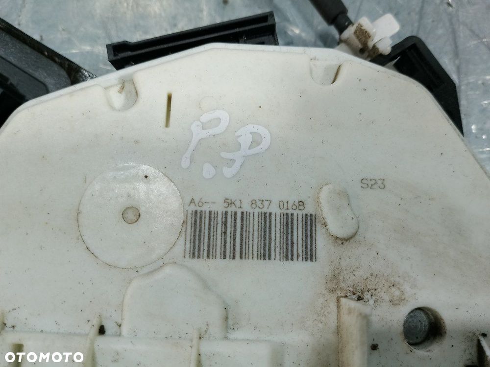 ZAMEK DRZWI PRAWY PRZÓD VW GOLF VI 5K1837016B - 7