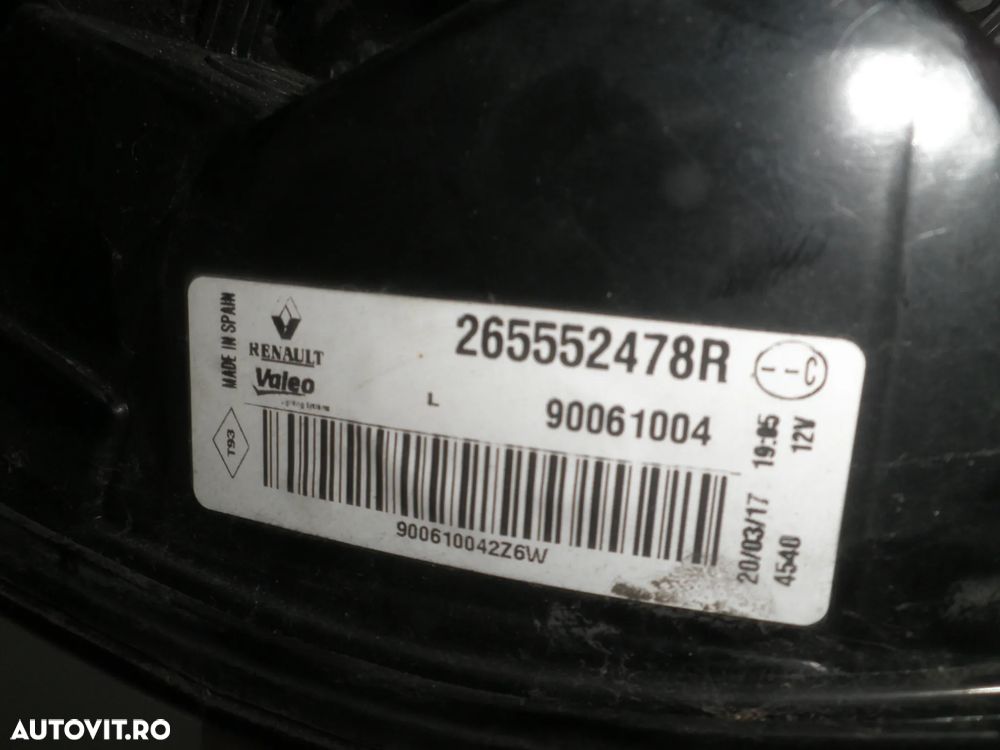 Stop stanga aripa Renault Kadjar 2017 265552478R - 3