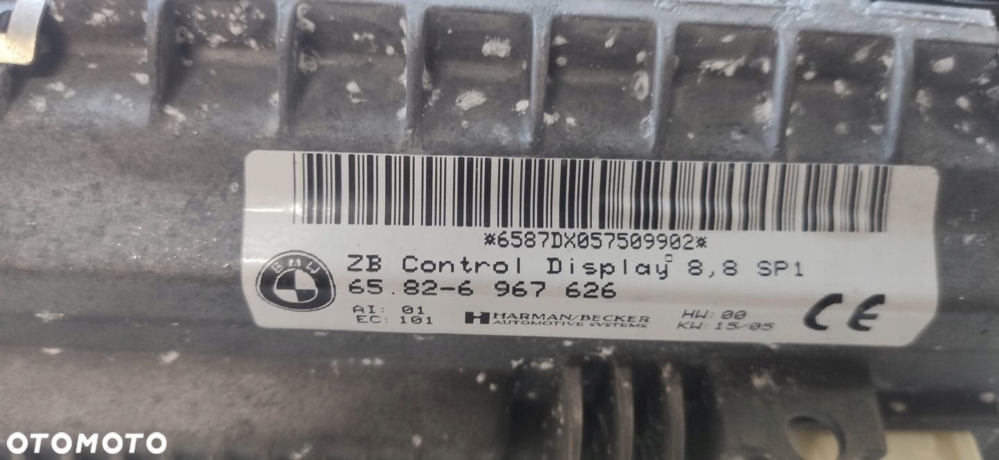 WYŚWIETLACZ NAVI RADIO MONITOR BMW 7 E65 6967626 - 3