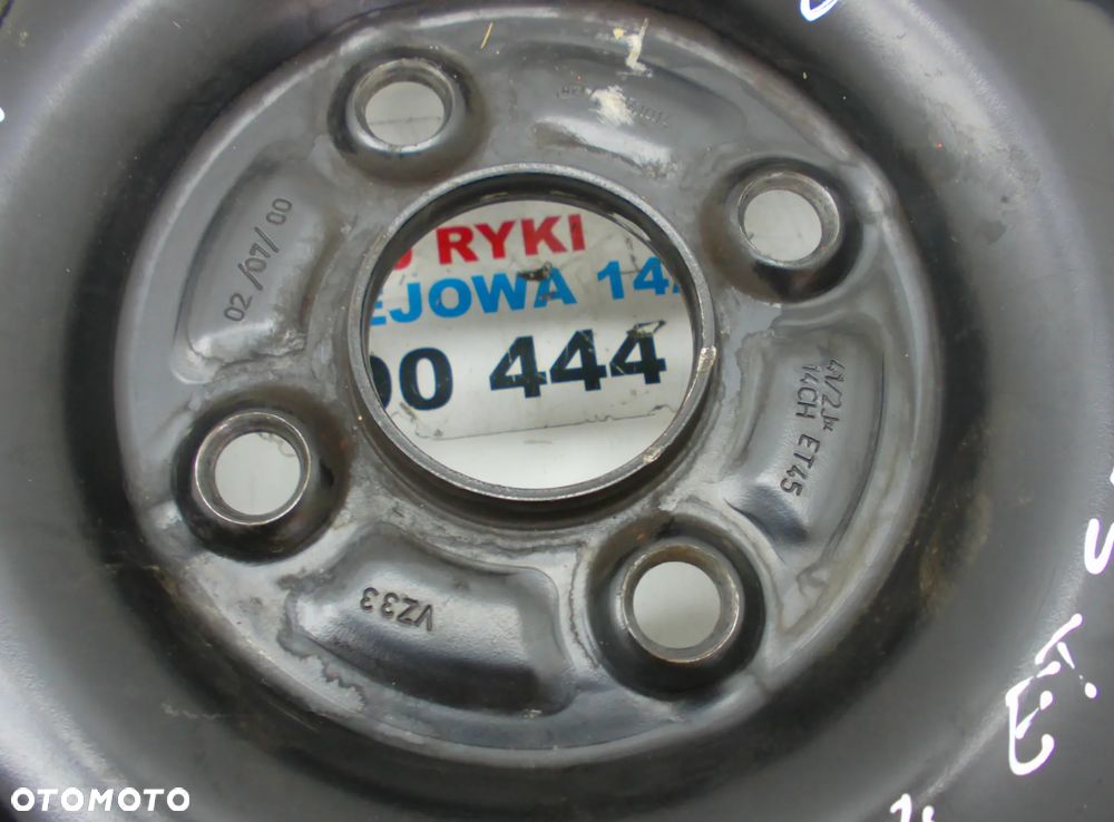 Opel Felga Felgi stalowe 4.5JX14 4X100 ET 45 - 4