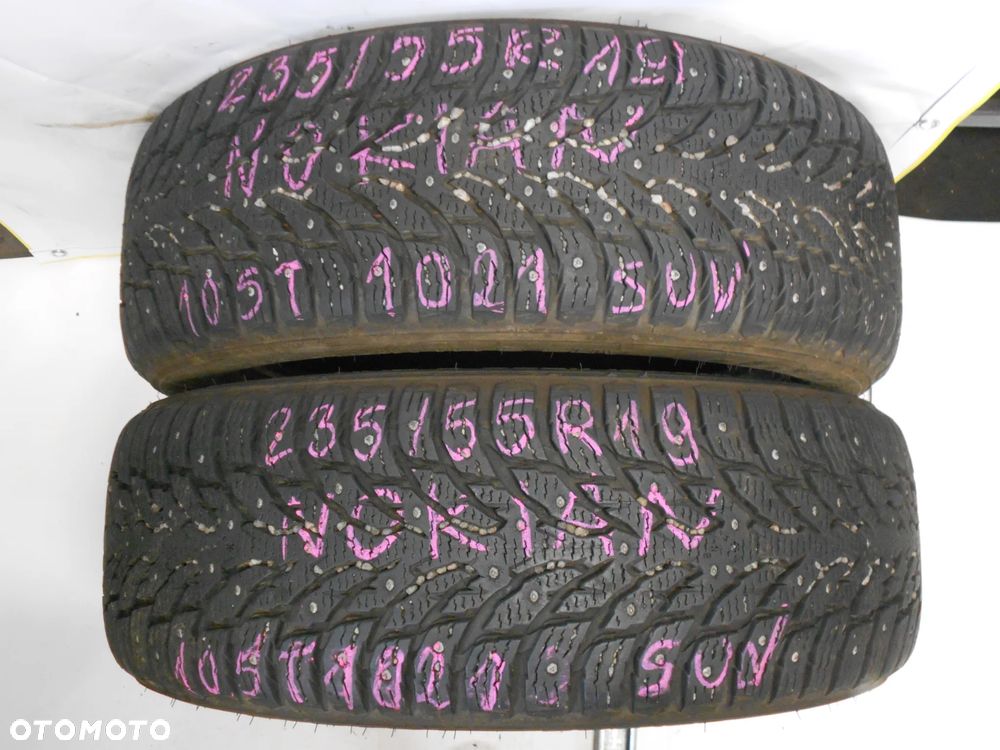 OPONY Z KOLCAMI 235/55R19  NOKIAN HAKKAPELIITTA 9 SUV DOT 1021 9MM - 1