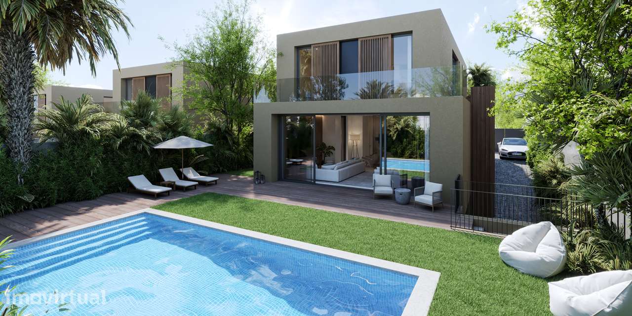 Moradia T4 com piscina, garagem e vista jardim e serra - Grande imagem: 4/33