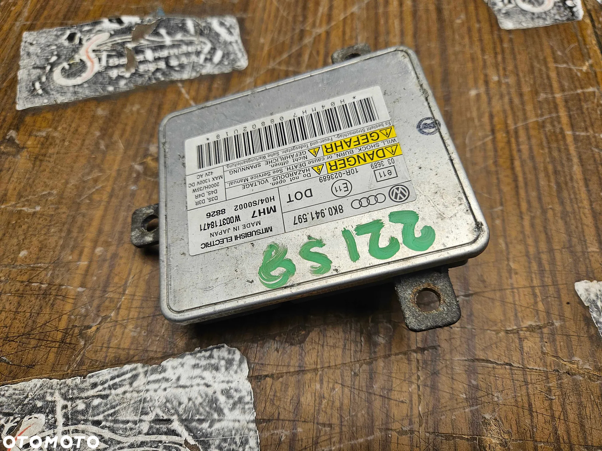 Przetwornica 8K0941597 1307329218 Moduł Sterownik Lampy Świateł Xenon LED Audi A4 B8 A5 8T - 4