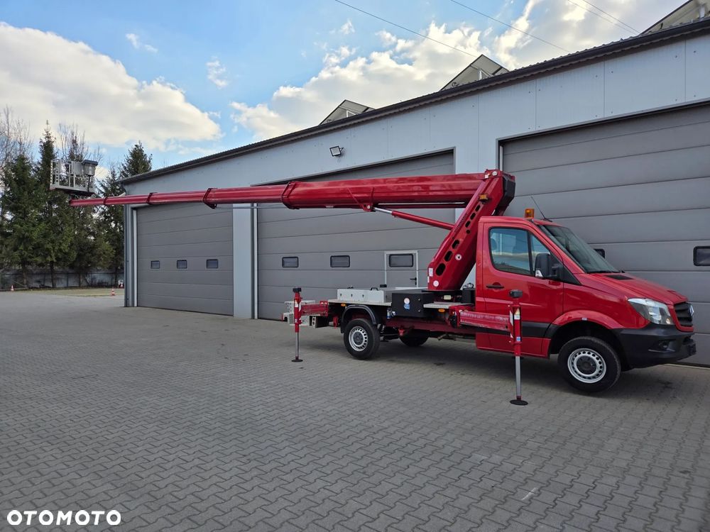 Mercedes-Benz Sprinter 314CDI - 27 m - Ruthmann TB 270.3 Podnośnik koszowy Zwyżka Wumag Palfinger GSR Multitel - 13