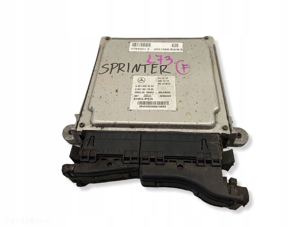 Sterownik Komputer Silnika Mercedes-Benz Sprinter W906 2.2 CDI A6519003203 - 6
