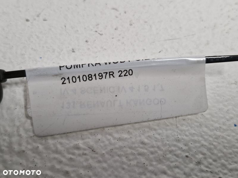 RENAULT KANGOO IV SCENIC 4 IV 1.5 1.7 DCI DODATKOWA POMPA WODY CIECZY 210108197R - 7