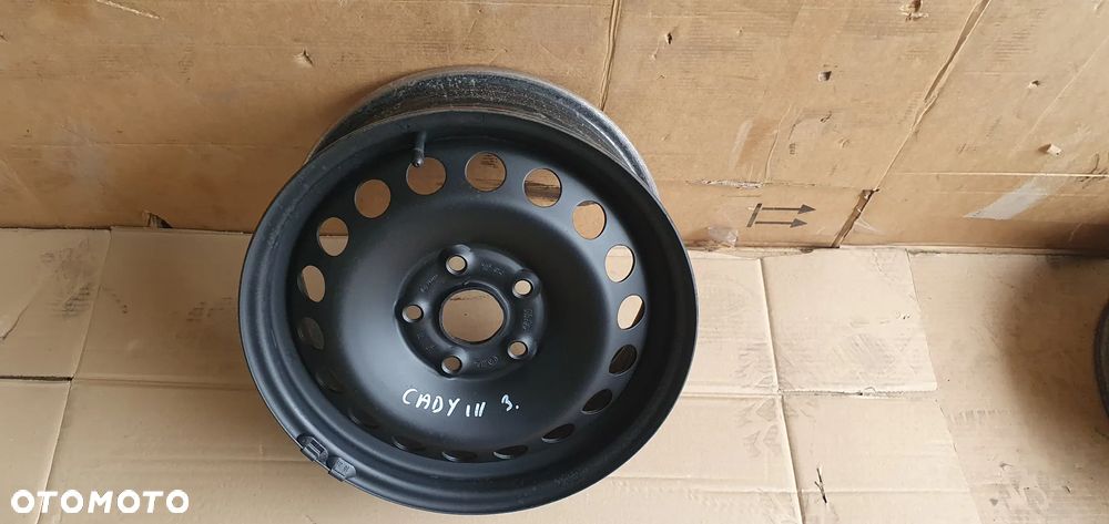 Felgi stalowe koła VW 5x112 6J ET47 16" R16 VW Caddy III 1K0601027C - 20