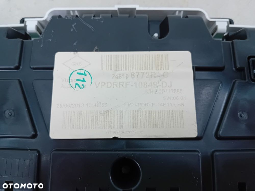 LICZNIK RENAULT CAPTUR 248108772R VPDRRF-10849-DJ 0.9 TCE - 9