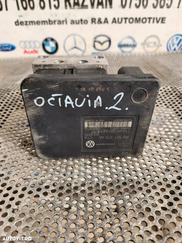 Modul Pompa Unitate ABS Skoda Octavia 2 Vw Touran Golf Jetta Caddy Seat Leon Altea Audi Cod 1KAA - - 8