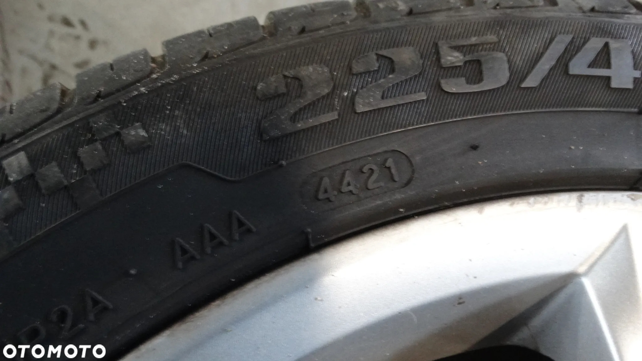 KOŁA FELGI Z OPONAMI VW GOLF VII 225/45R17 - 17
