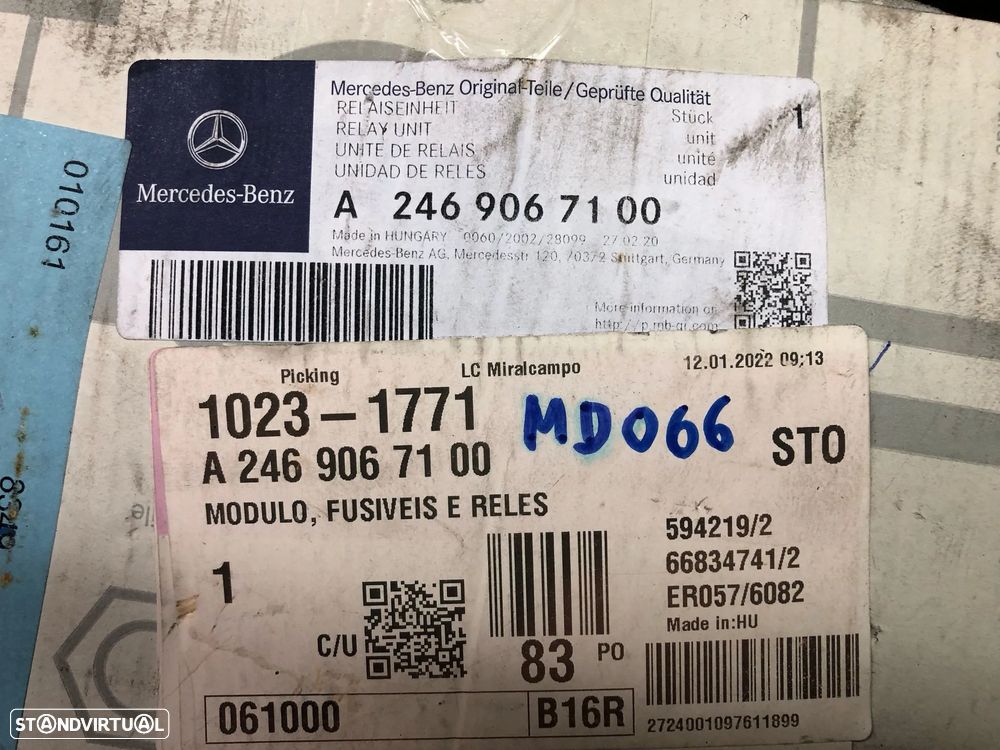 MERCEDES B W246 CAIXA FUSÍVEIS - MD066 - 5