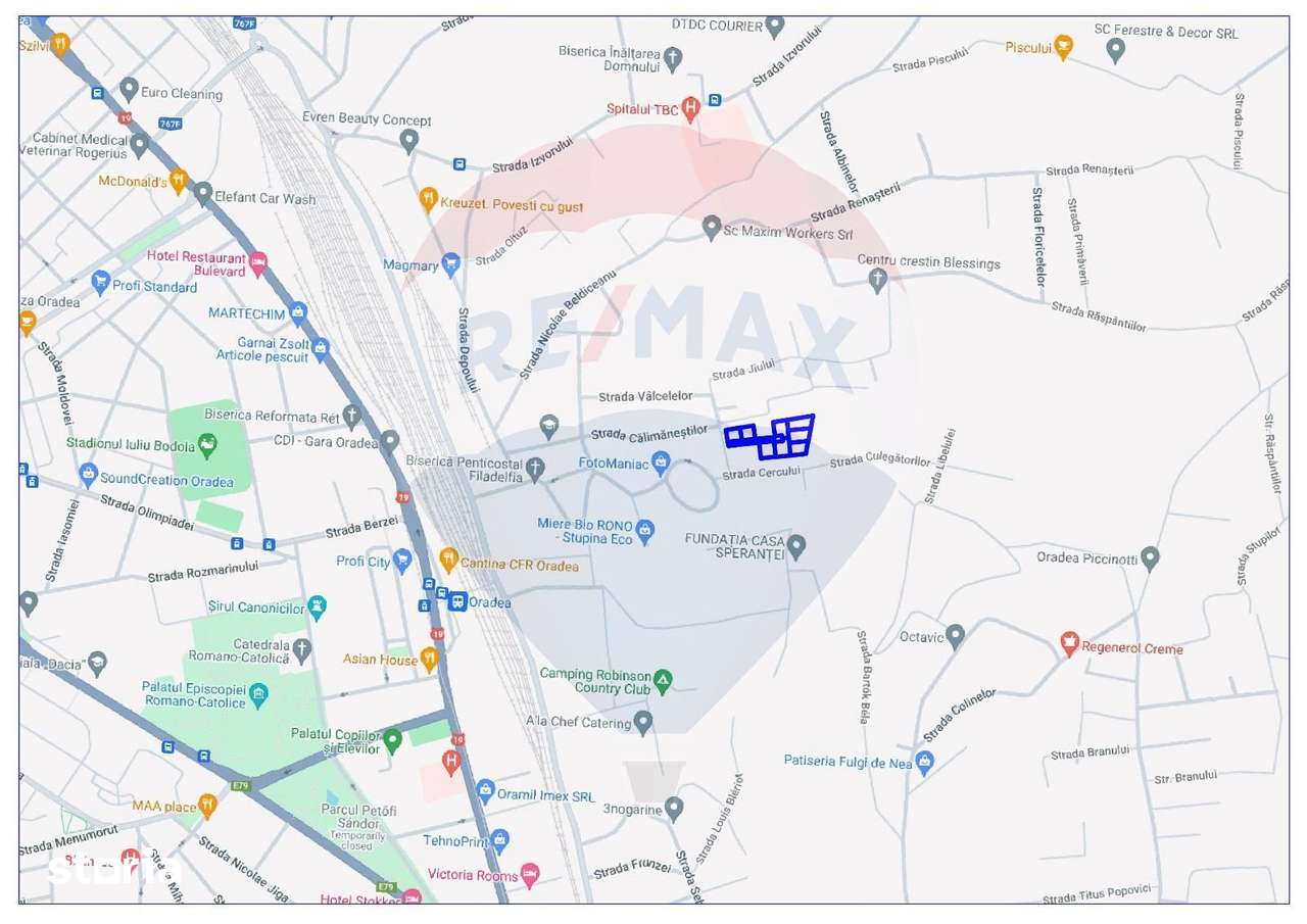Teren 646mp Oradea / Strada Jiului - Imagine principală: 2/9