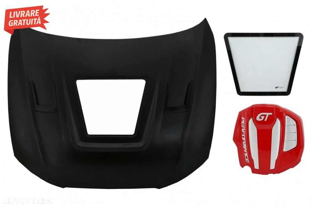Capota Otel Inoxidabil cu Capac Motor compatibila cu Audi A5 B8.5 (201 - 1