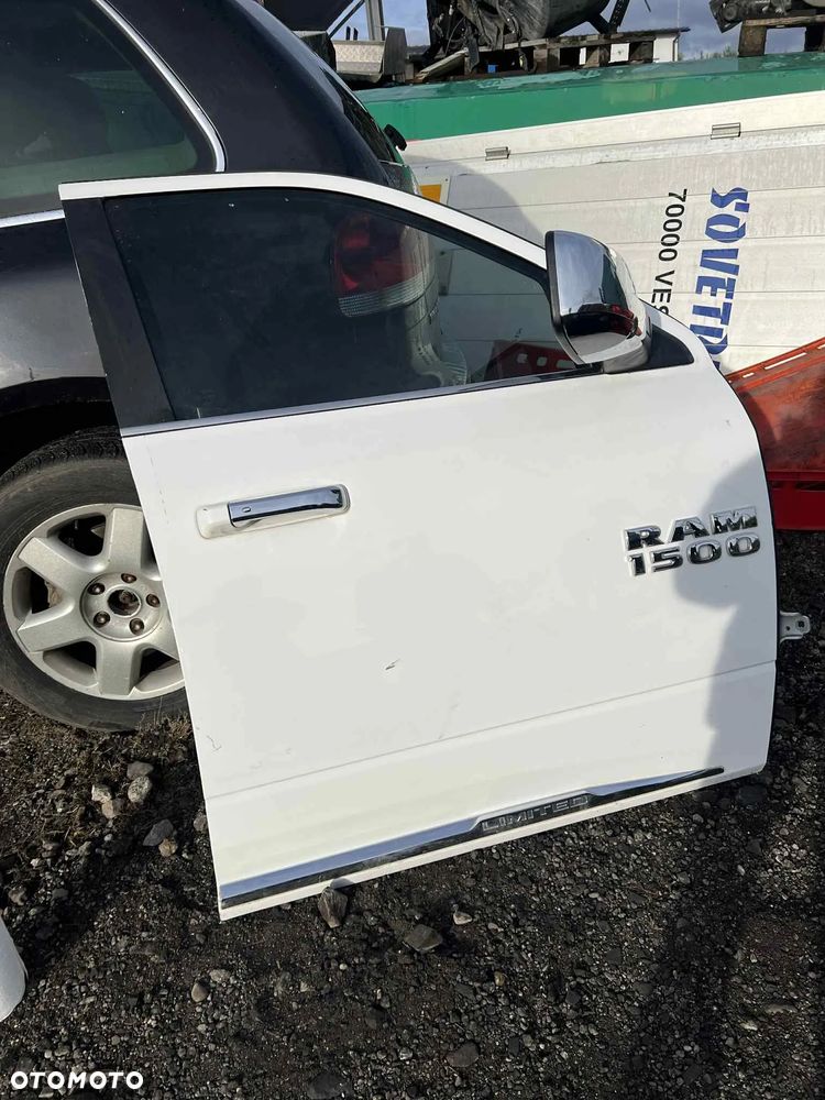 Drzwi przednie prawe Dodge RAM 1500 IV 4 Chrom LIFT 2019r. KOMPLETNE !! - 1