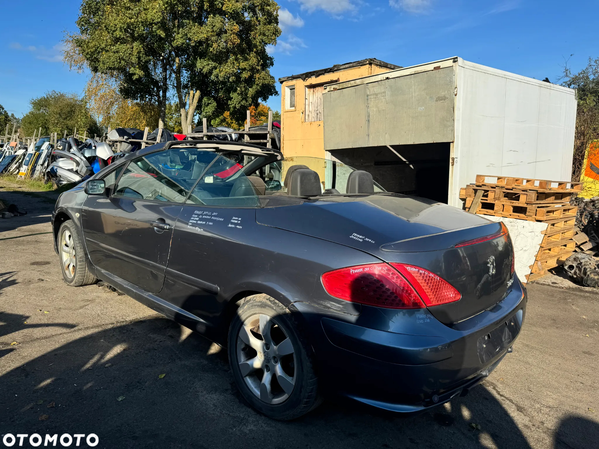 PEUGEOT 307 CC ZDERZAK TYLNY TYŁ EZWD - 25
