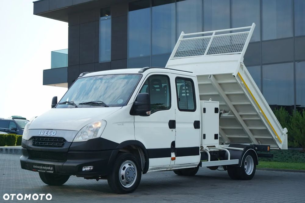 Iveco DAILY 35-130 / WYWROTKA TYLNOZSYPOWA STALOWA / BRYGADÓWKA - 7 OSÓB / BLIŹNIAK / MANUAL / SPROWADZONY / - 3
