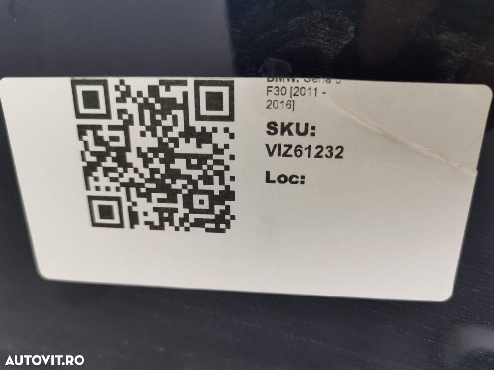 Bara Spate BMW Seria 3 F30 2011 2012 2013 2014 2015 2016 Originala In - 8