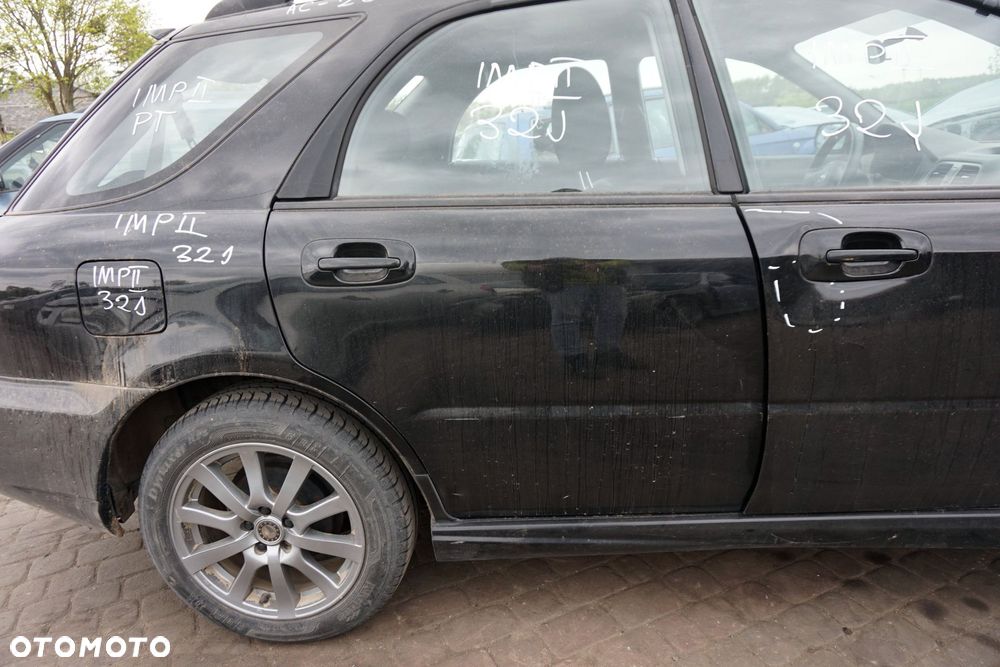 DRZWI TYLNE PRAWE IMPREZA II GD LIFT KOMBI 32J  CZARNY SUBARU 2006-2007 - 3